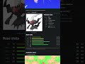 Top 5 Highest Speed Stats among Dark Type Pokémon #shorts #pokemon #types #ranking