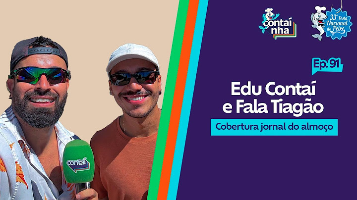 Containha Especial na cobertura do Jornal do Almoço