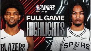 7 Trail Blazers At 2 Spurs   Game 2 Highlights  April 21 2026