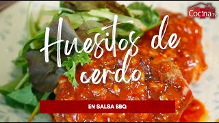 Huesitos de cerdo en salsa BBQ - CocinaTv producido por Juan Gonzalo Angel Restrepo
