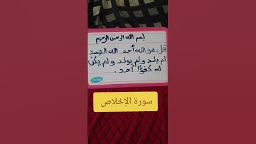 سورة الإخلاص بصوت الشيخ القارئ صلاح بو خاطر #القرآن_الكريم #اكسبلور #المصحف #راحة_نفسية #الرحمن