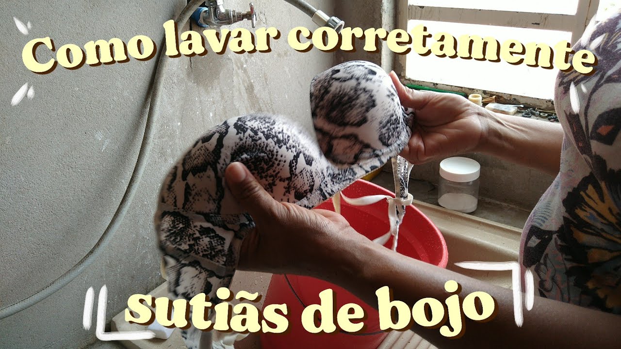 COMO LAVAR SUTIÃ DE BOJO 💋🧺TIRAR MANCHAS😍 PENDURAR NO VARAL 💋GUARDAR 😍 ...