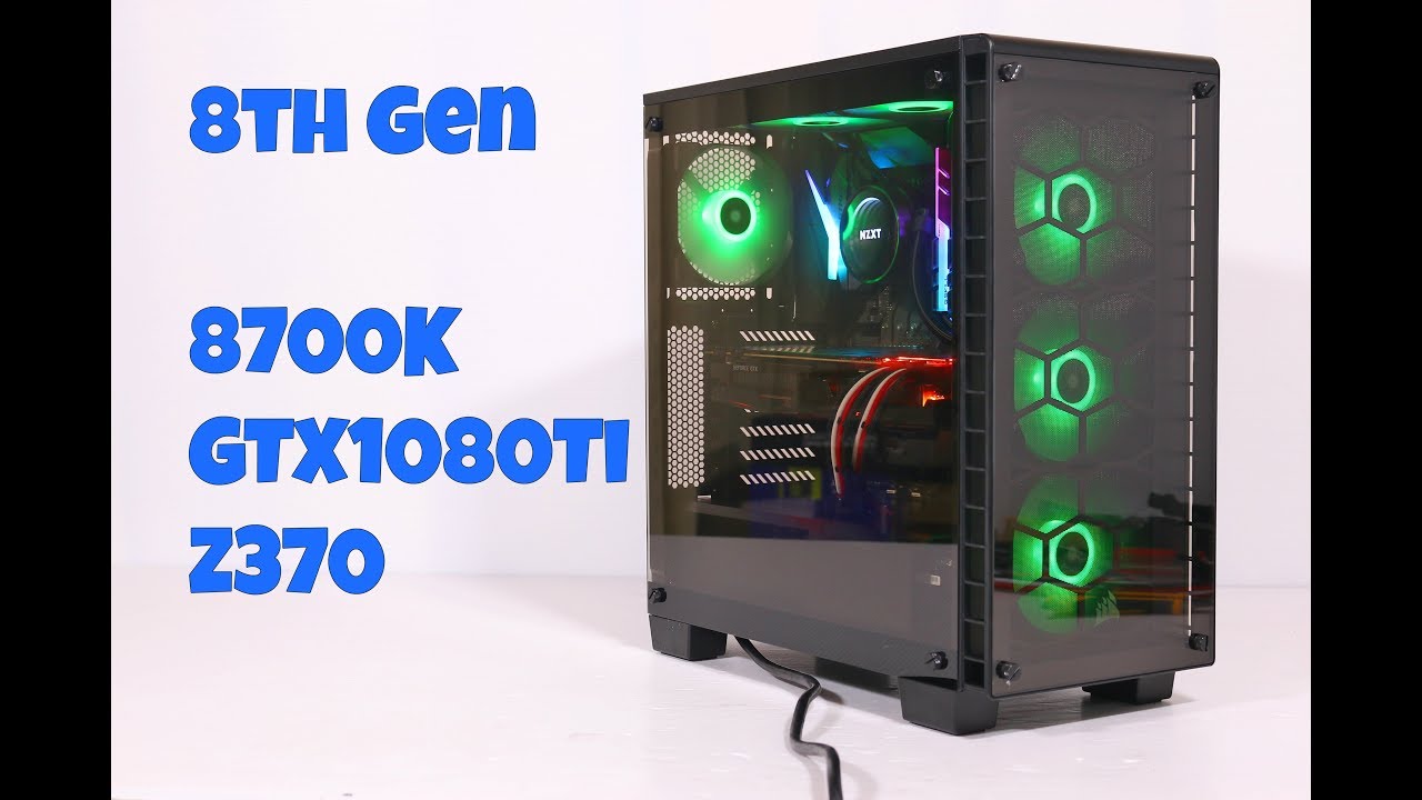 My First 8th gen Coffee lake i7-8700K ~Time Lapse PC Build~