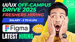 UI/UX Designer Job Off Campus Hiring Drive 2025 | Noida IT Jobs Hiring 2025 | Freshers Hiring 2025