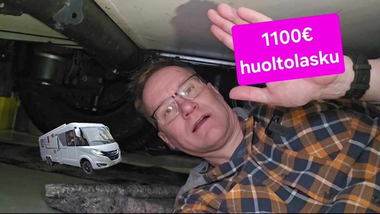 Hymer Veholla huollossa, takaisinkutsu selviää, tallitouhuja