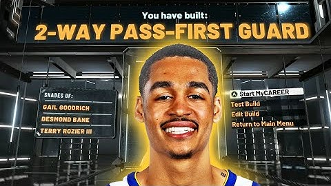 THIS 2-WAY PASS FIRST WING IS THE BEST GUARD BUILD IN NBA 2K22!