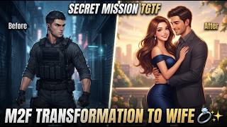 Secret Mission ✨ TGTF M2F TG Transformation! Agent Becomes Beautiful Wife 💍❤️