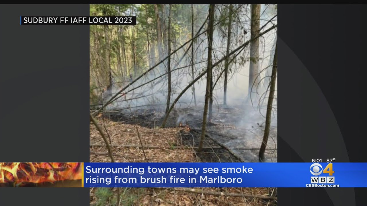 Smoke from Marlboro brush fire seen in surrounding towns YouTube