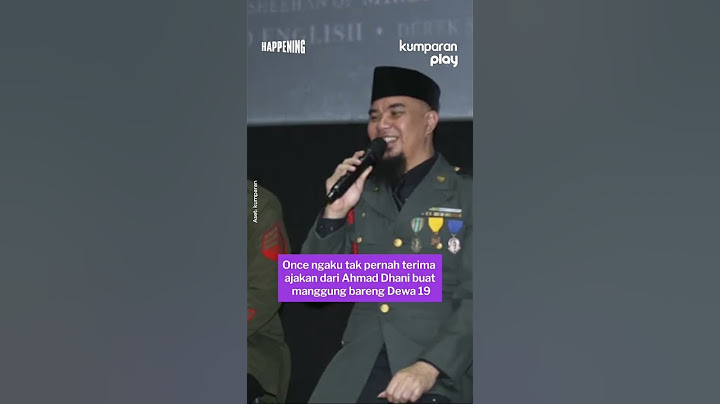 Once Tegaskan Tak Akan Manggung Bareng Dewa 19 di Pernikahan Al Ghazali