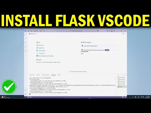 How To Install Flask in VS Code for Python get Flask for Web Development & Fix Import Errors
