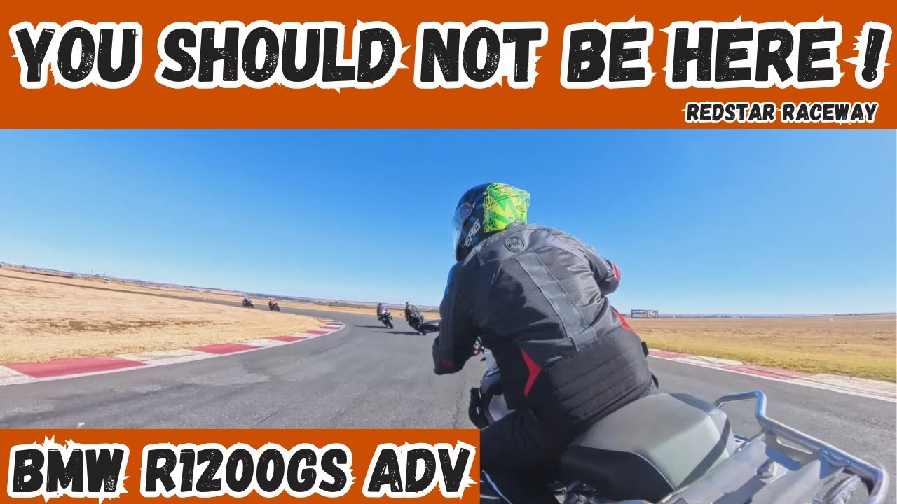 BMW R1200GS can't do tracks or can it ? | Redstar Raceway South Africa