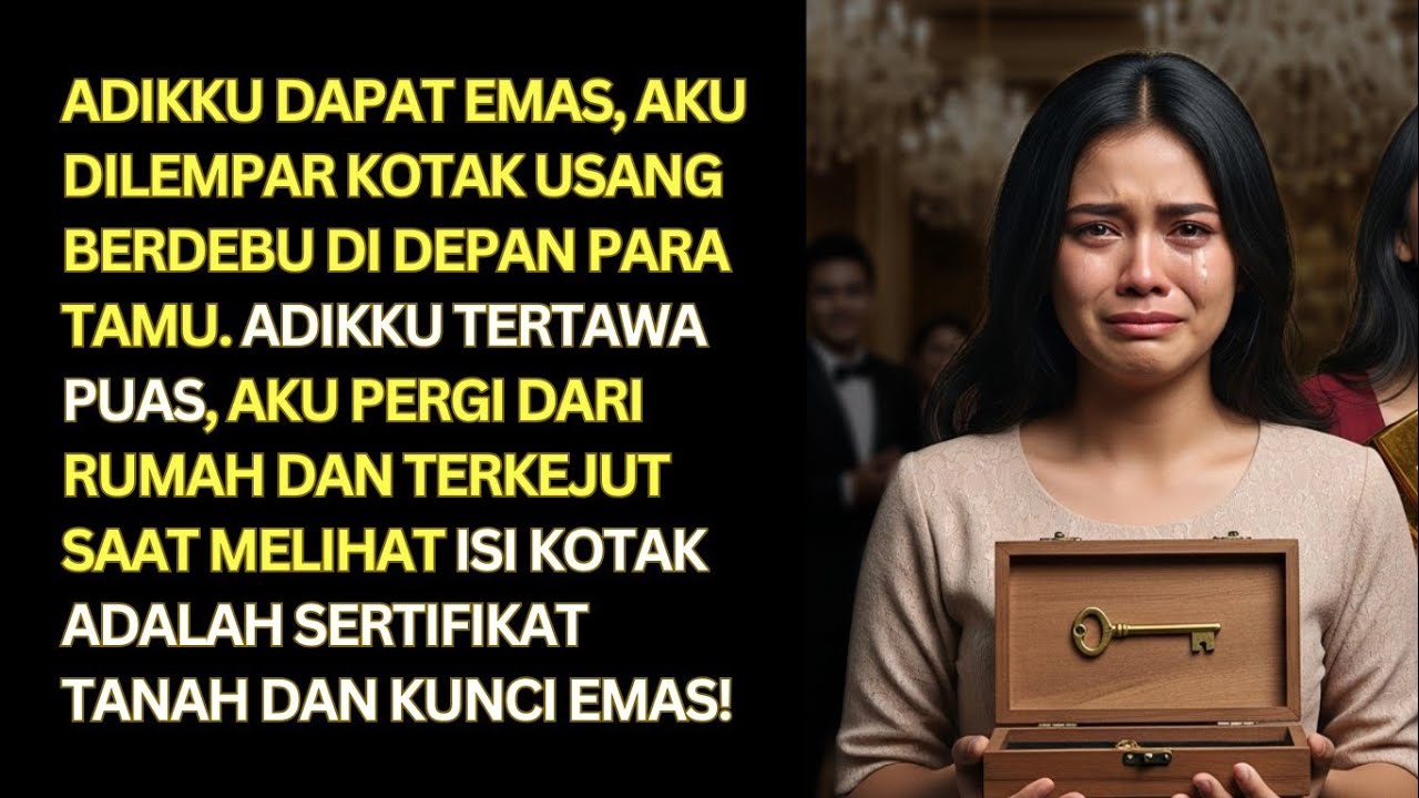 IBU LEMPAR KOTAK USANG PADAKU TAPI ADIKKU DAPAT WARISAN EMAS. SEMUA TERTAWA, TERNYATA ISI KOTAKKU...