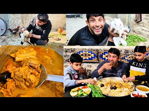 طبخ الكراعين جلبت حيونات يوم الجمعة وقصصت قصة من قصص الجيش