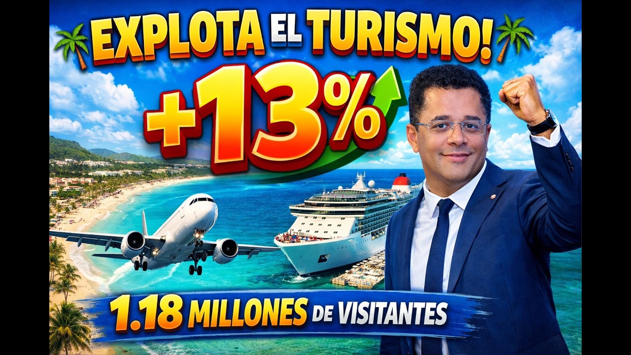 🇩🇴✈️¡RÉCORD DE TURISTAS EN RD! 1.18 MILLONES EN UN MES