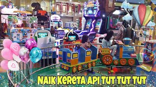 NAIK KERETA API TUT TUT TUT 💞  💞 NAIK ODONG ODONG DI MALL