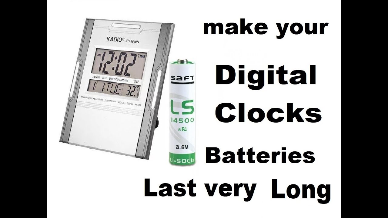 How to make your Digital Clock Battery last very Long | Sonny Ibibo