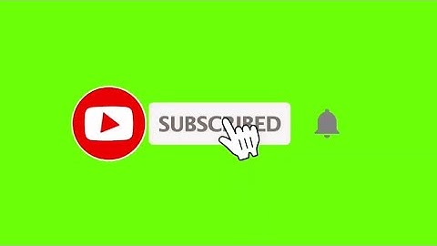 Green Screen Subscribe Button (No Copyright) #greenscreen @AbdiBateno