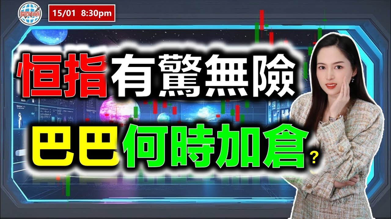 AI投資有道-港股美股研究 I 恆指有驚無險，巴巴何時加倉？