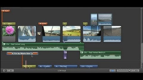 iMovie 11 - Adding Chapter Markers