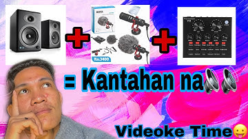 Set Up ng BOYA BY MM1/ V8 SOUND CARD/ SPEAKER