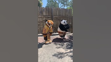 😱I saw Kung Fu Panda and Tigress in REAL LIFE #shorts