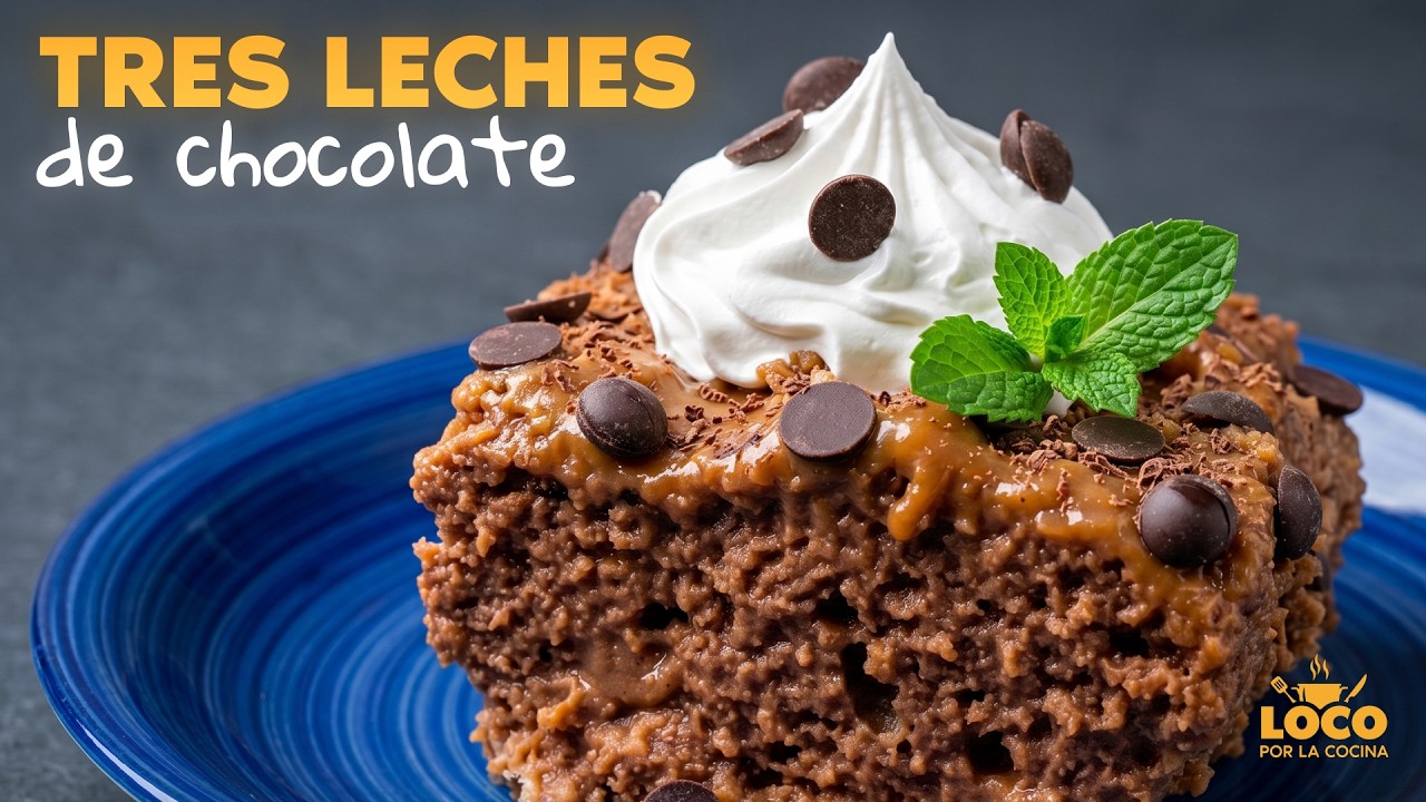 Postre de 3 leches - Recetas fáciles (Loco Por La Cocina)