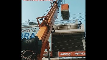 Generator shifting with hydra || ace hydra 14 ton ||#generator #shifting #lifting #hydracrane