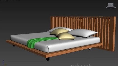 3ds max - Modern Bed Tutorial