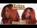 PERFECT RED Wig for Dark Skin Women 😍 ! Outre Synthetic Lace Front Wig - NEESHA 201 | Cinnamon Spice