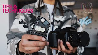 Shooting film in studio with strobe lights. Tips & Techniques with Cam Kirk Studios.