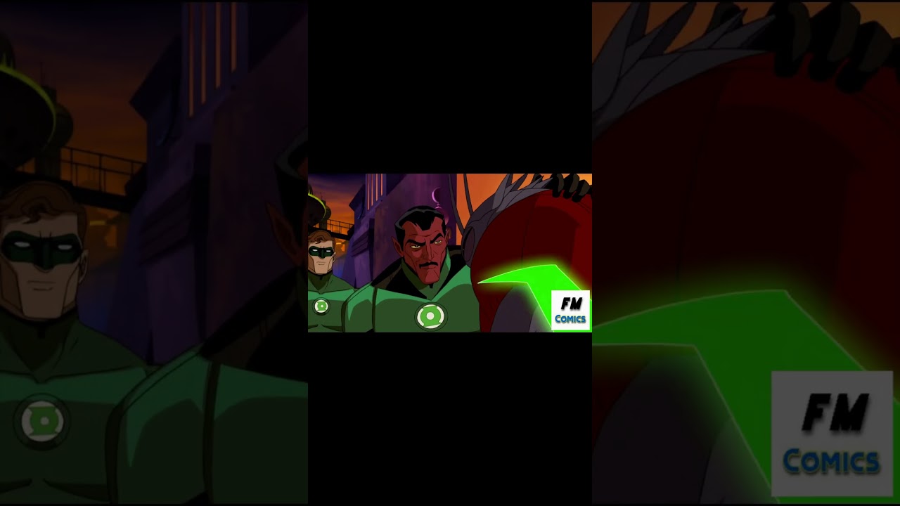 Hal Jordan and Sinestro Go Out As Lanterns