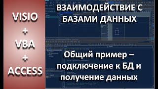 картинка: VISIO+VBA+ACCESS Пример получения данных из БД