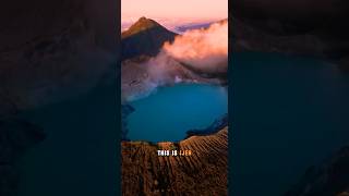 Ijen Volcano, Indonesia #volcano #ijen #indonesia #nature #science #earth #travel #facts