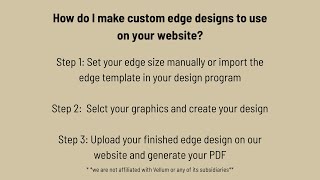Designing Printed Edges and Formatting Tutorial