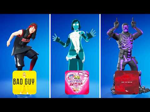 Legendary Fortnite Dances with the Actual Songs