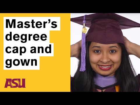 How To Wear Your UK Graduation Gown - YouTube