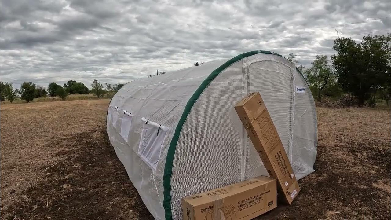Setting Up the Quictent Greenhouse YouTube