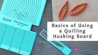 Basics of Using a Quilling Husking Board | How to Make a 3-color Flower Petal on a Husking Board
