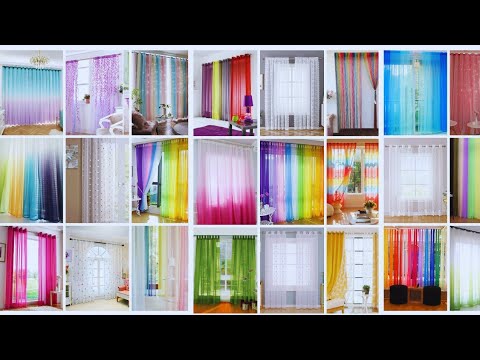 CURTAIN DESIGNS | NET CURTAIN DECORATION IDEAS | NET CURTAIN WITH FAIRY ...