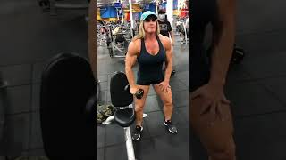 Female Bodybuilder Shoulder Workout Video