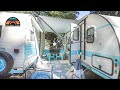 Single Mom & Her Dual Vintage Travel Trailer Tiny House & Yoga Studio