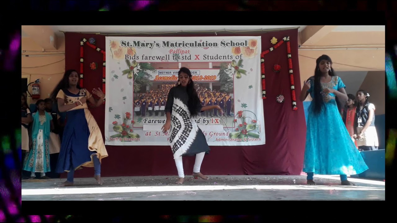 Farewell day dance performance by std IX - YouTube