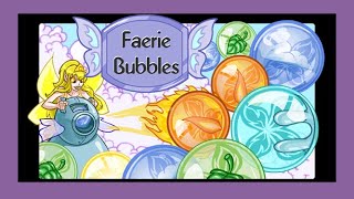 Neopets Faerie Bubbles Gameplay - A quick defeat with dramatic music