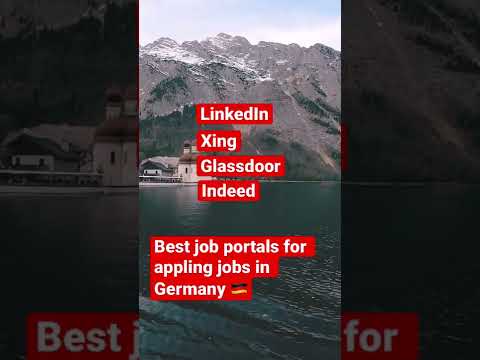 Best job portals for applying jobs in Germany ?? | Make good resume and cover letter and apply