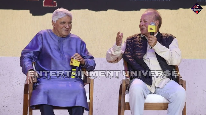 Angry Young Men | Salim Khan And Javed Akhtar | Prime Video India | UNCUT | PRESS CONFERENCE