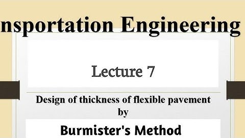 Lecture 7: Burmister