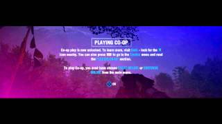 Far Cry 4 - Co-Op Is Now Unlocked Message (After Act 1 is Completed) Hurk & Map Icons Details PS4