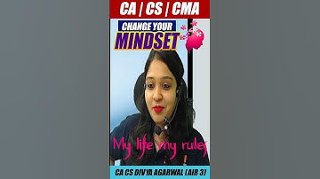 CHANGE YOUR  MINDSET 🤯 | Ultimate Motivation By CA CS Divya Agarwal Ma