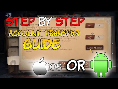 How to transfer your account from IOS to Android or Android to IOS in Identity V