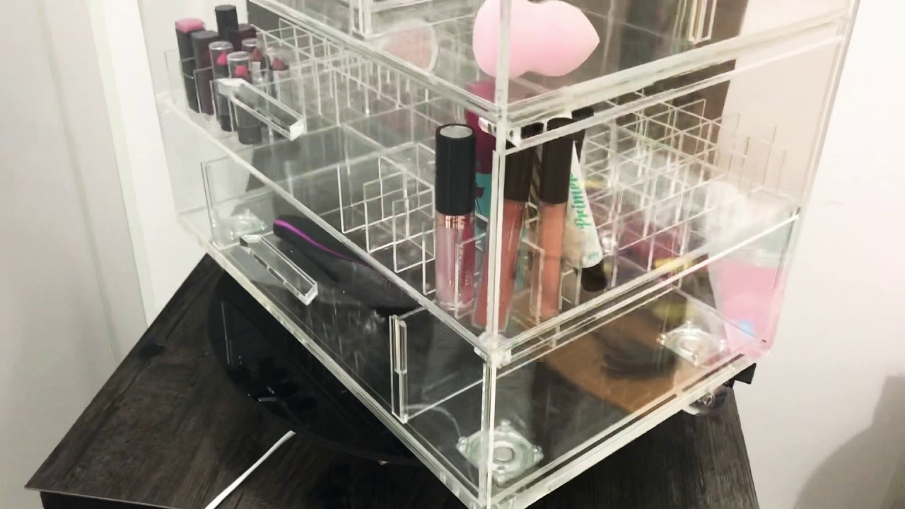 Organizador de 5 gavetas de acrílico para cosméticos - Aliss